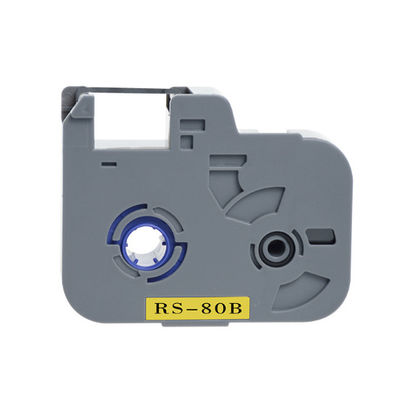 RS-200B Cásete de cinta de etiqueta negra para Biovin S800E S900E Máquina de escritura electrónica, impresora de identificación por cable, marcador de alambre proveedor