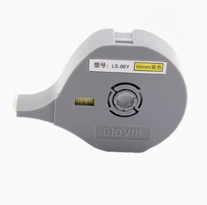 Aplicación de una cinta adhesiva de etiqueta de 6 mm para Biovin S600 S650 S680 S690 S700 Máquina de letras electrónicas, impresora de identificación por cable, marcador de alambre proveedor
