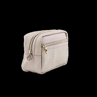 CR-116 Cosmetic Bags Factory Wholesale Zipper Waterproof Travel Toiletry Bag for Daily Use Makeup Storage proveedor
