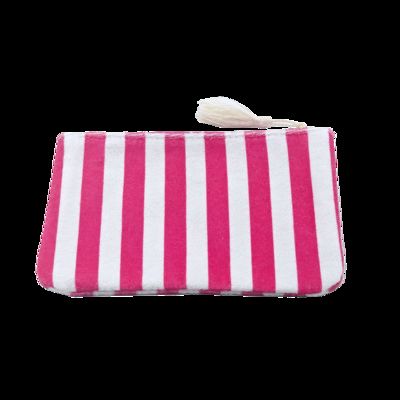CR-181 Women's Fashionable PU Leather Toiletry Bag Custom Logo Zipper Organizer Travel Cosmetic Makeup Portable Pebbled Leather Pouch proveedor