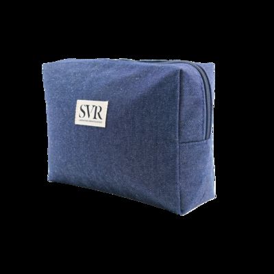 CR-001 Women's Fashionable PU Leather Toiletry Bag Custom Logo Zipper Organizer Travel Cosmetic Makeup Portable Pebbled Leather Pouch proveedor