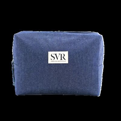CR-001 Women's Fashionable PU Leather Toiletry Bag Custom Logo Zipper Organizer Travel Cosmetic Makeup Portable Pebbled Leather Pouch proveedor