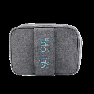 CR-014 Women's Fashionable PU Leather Toiletry Bag Custom Logo Zipper Organizer Travel Cosmetic Makeup Portable Pebbled Leather Pouch proveedor