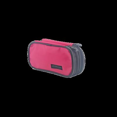 CR-088 Makeup Bag Private Label Portable Cosmetic Pouch Zipper Closure Fashionable Travel Organizer Case proveedor