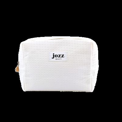 CR-003 Travel Leather Case Custom Small Cosmetic Bag with Zipper Closure Fashion Style Pink Makeup Bag proveedor