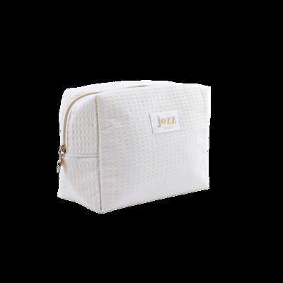 CR-003 Travel Leather Case Custom Small Cosmetic Bag with Zipper Closure Fashion Style Pink Makeup Bag proveedor