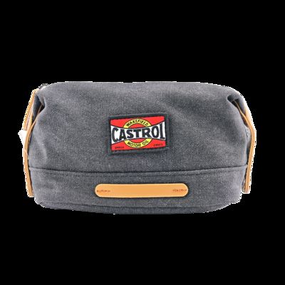 CR-016 Travel Leather Case Custom Small Cosmetic Bag with Zipper Closure Fashion Style Pink Makeup Bag proveedor