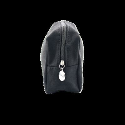 CR-017 Travel Leather Case Custom Small Cosmetic Bag with Zipper Closure Fashion Style Pink Makeup Bag proveedor