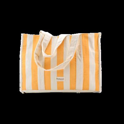 CR-153 Fashionable Shopping Beach Bag Women's Multi-Purpose Two-Tone Canvas Tote Open Closure Lady Style Handbag Handles proveedor