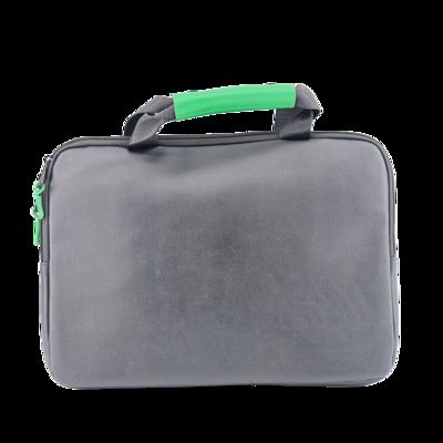 CR-124 Mano de cuerda lienzo Tote Bolsa de playa Tropical de la palma Impreso cierre de cremallera bolsas Tote grandes gris proveedor