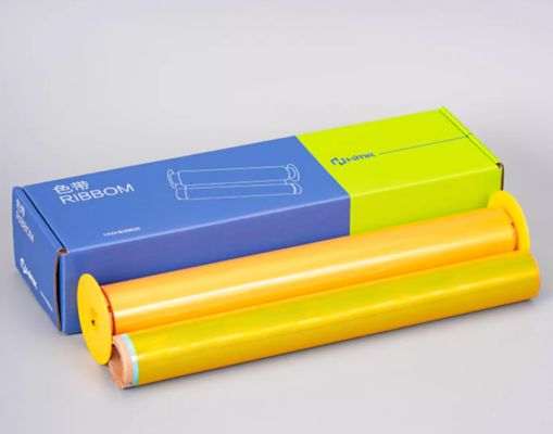 Yellow Print label tape Sticker 265mm*76m Sign Sticker Wide Format Logo proveedor