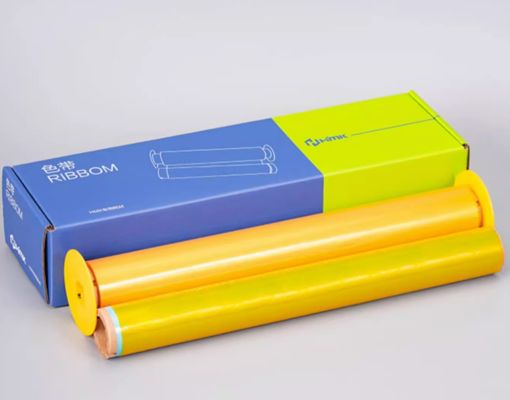 Yellow Print label tape Sticker SR-202Y 22cm*100m Sign Sticker Wide Format Logo proveedor