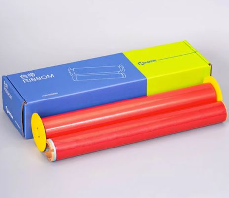 Red Print label tape Sticker SR-305R 29cm*50m Sign Sticker Wide Format Logo proveedor