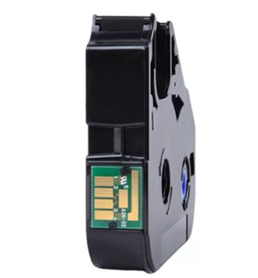 HM-LB-12BI LB C-100 C-200 C-210 white printer ribbon cassette Electronic Lettering Machine label printer 100m proveedor