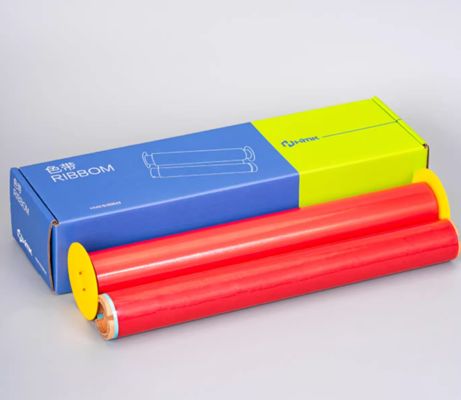 Red Print label tape Sticker SR-202R 22cm*100m Sign Sticker Wide Format Logo proveedor