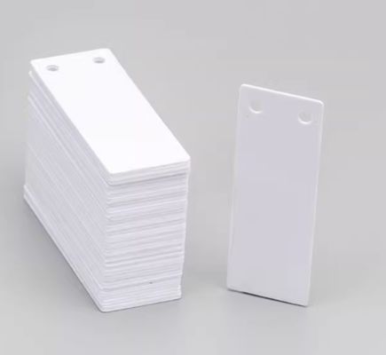 25mmx70mm PVC Double hole label white SR-2570PD proveedor