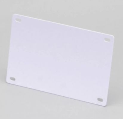 SG509008 50mmx90mm pvc Long side four hole hanging tag white proveedor