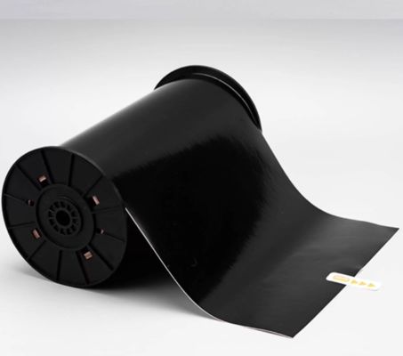 Cinta de etiqueta de impresión negra HMK 300mmx15m Sign Sticker Formato ancho Logotipo proveedor