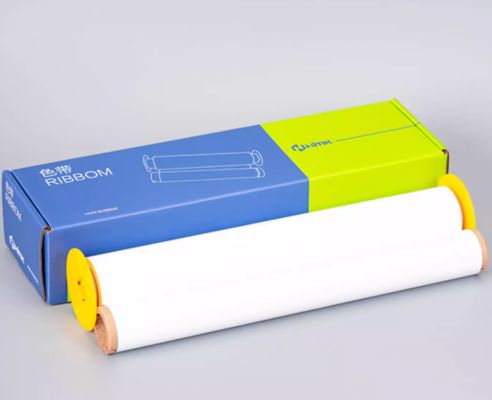 White Print label tape SR-202W 22cm*100m Sign Sticker Wide Format Logo proveedor