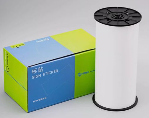White Print label tape HMK SR-FK-265W 26.5cm*10m Sign Sticker Wide Format Logo proveedor