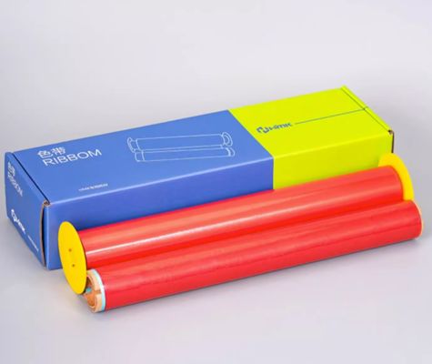 Red Print label tape HMK BRK-280R 280mm*76m Sign Sticker Wide Format Logo proveedor