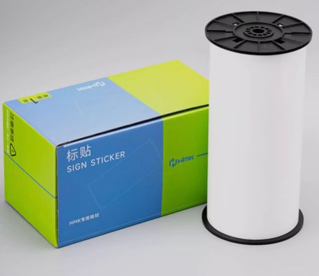 White Print label tape HMK 200mm*20mm Sign Sticker Wide Format Logo proveedor