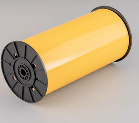 Yellow Print label tape HMK 200mm*45m Sign Sticker Wide Format Logo proveedor