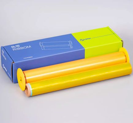 Yellow Print label tape HMK BRK-280Y 280mm*76m Sign Sticker Wide Format Logo proveedor