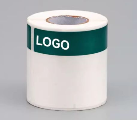 HMKGE50-90B-150(427)/H White heat transfer printing label tape sticker 50mmx90mm proveedor