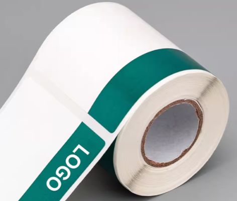 HMKGE50-90B-150(427)/H White heat transfer printing label tape sticker 50mmx90mm proveedor