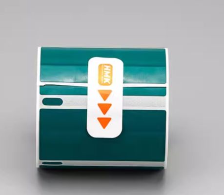 HMK GE-5025G 50mm*25mm Green heat transfer printing label tape sticker proveedor