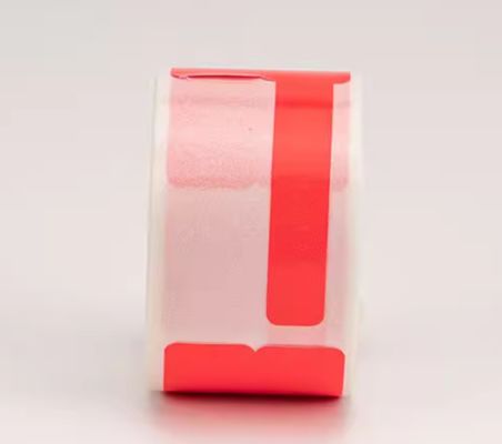 HMK GE-16R 26mm*79mm Red heat transfer printing label tape sticker proveedor