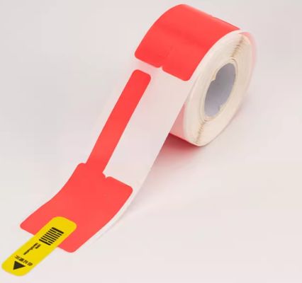 HMK GE-16R 26mm*79mm Red heat transfer printing label tape sticker proveedor