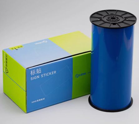 Blue Print label tape HMK 300mmx15m Sign Sticker Wide Format Logo Tube printer proveedor