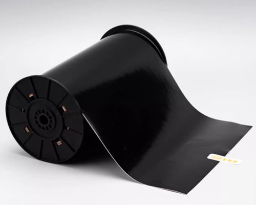 Black Print label tape HMK WYRB-260BK 26.5cm*20m Sign Sticker Wide Format Logo proveedor