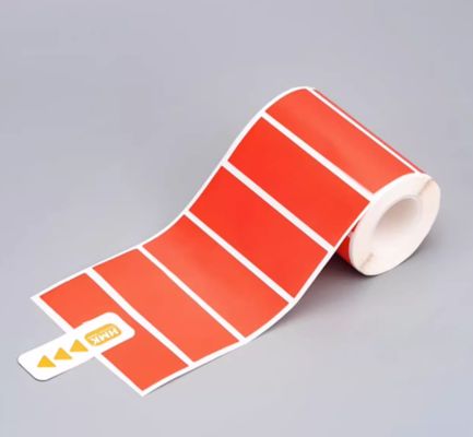 Red Print label tape GE-7024R 70mm*24mm Sign Sticker proveedor
