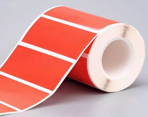 Red Print label tape GE-7024R 70mm*24mm Sign Sticker proveedor