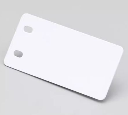 32mm x 68mm PVC Double hole label white SR-3268PD proveedor