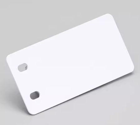 32mm x 68mm PVC Double hole label white SR-3268PD proveedor