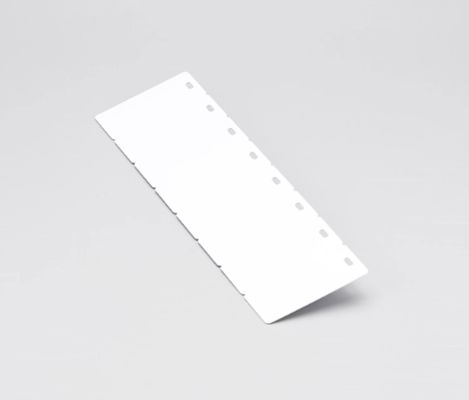 32mm x 68mm PVC Eight consorts label white SR-3268P-8 proveedor