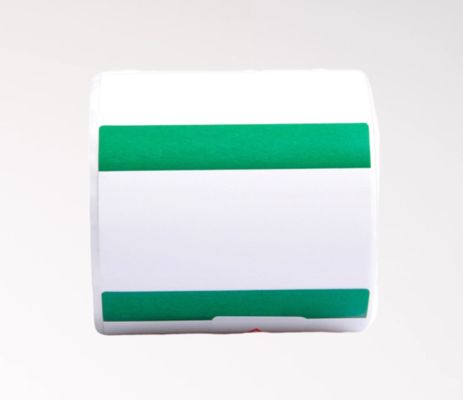 Cinta de etiqueta de impresión blanca GE-3050W 30mm*50mm Etiqueta adhesiva de señalización proveedor