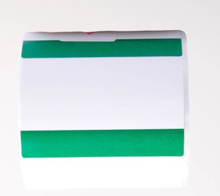 Cinta de etiqueta de impresión blanca GE-3050W 30mm*50mm Etiqueta adhesiva de señalización proveedor