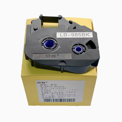 LB-985BK Black Label Tape cassette 85m for LB C-980 / 960T / 920T Electronic Lettering Machine proveedor