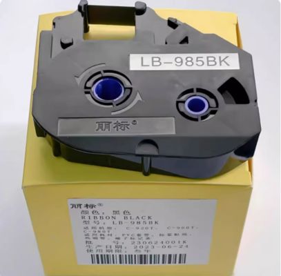 LB-985BK Black Label Tape cassette 85m for Canon C-980T Electronic Lettering Machine made in China proveedor