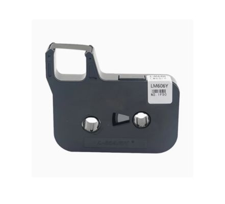 LM-606Y Yellow 6mm label tape cassette for L-MARK Electronic Lettering Machine tube printer proveedor