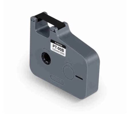 PT-90B 21mm X 100M Black label tape cassette For Puty P900 Electronic Lettering Machine tube printer proveedor