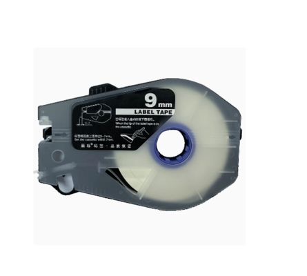LB-909w 9mm WHITE label tape cassette For Canon LB C-960T / 920T / 980T Electronic Lettering Machine tube printer proveedor