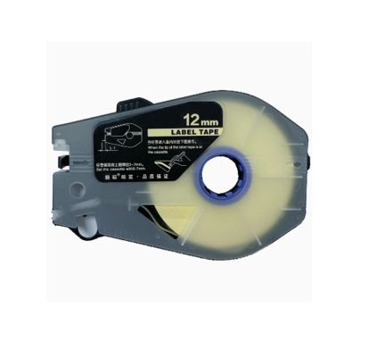 LB-912Y 12mm yellow label tape cassette For Canon LB C-960T / 920T / 980T Electronic Lettering Machine tube printer proveedor