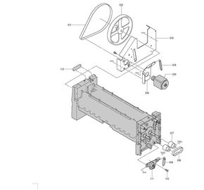 Fuji 500/550 CORREA 323D1057346 PLANO no 06 del minilab proveedor