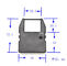 Cartucho de cinta compatible con el comodoro MPS801 de la pirámide PTR4000 PTR4001 M-3500 proveedor